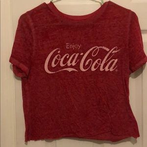 Coca Cola cropped t shirt